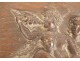 Pair of carved wooden panels Toilet Birth Venus de Vinci Servet 20th