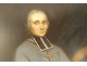 Large HST portrait of Bishop Tréguier Le Borgne de Kermorvan Brittany 18th century