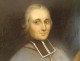 Large HST portrait of Bishop Tréguier Le Borgne de Kermorvan Brittany 18th century