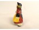 Trio earthenware characters Henriot Quimper JE Sévellec Breton wedding 20th century