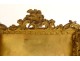 Photo frame bronze gilded brass rocaille foliage late 19th century