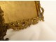 Photo frame bronze gilded brass rocaille foliage late 19th century