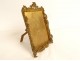 Photo frame bronze gilded brass rocaille foliage late 19th century