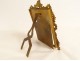 Photo frame bronze gilded brass rocaille foliage late 19th century