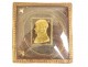 Small cardboard box with golden paper profile of Napoleon First Consul early 19th century