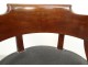 Jacob mahogany desk chair carved heads rams I Empire nineteenth