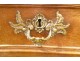 Parisian carved, molded oak chest of drawers, 18th century period