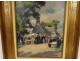 HST painting Emile Simon Pardon Feast church chapel Brittany Breton XXth