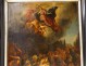 Oil Copper painting Assumption Virgin Flemish school apostles 17th century