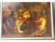 Oil Copper painting Assumption Virgin Flemish school apostles 17th century