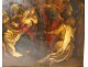 Oil Copper painting Assumption Virgin Flemish school apostles 17th century