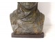 Orientalist bust sculpture P. Loiseau-Rousseau young Berber plaster nineteenth