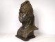 Orientalist bust sculpture P. Loiseau-Rousseau young Berber plaster nineteenth