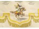 Square silk scarf Military Music Drum Major Baccara Lyon 20th