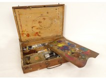 Box set watercolorist painter drawing palette colors 20th century