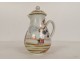 Porcelain milk jug Compagnie Indes European decor characters port 18th