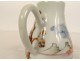 Porcelain milk jug Compagnie Indes European decor characters port 18th