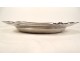 Solid silver polylobed serving dish Minerva Goldsmith Cardeilhac 687gr 19th century