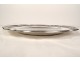 Solid silver polylobed serving dish Minerva Goldsmith Cardeilhac 687gr 19th century