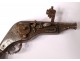 Rare small miniature wrought iron wheel pistol Nuremberg Germany XVIth