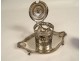 Mustard pot solid silver tray Fermiers Généraux Paris 1781 216gr XVIIIth