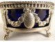 Saltcellar saleron silver Farmers General Paris coat of arms Louis XVI XVIIIth