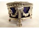 Saltcellar saleron silver Farmers General Paris coat of arms Louis XVI XVIIIth