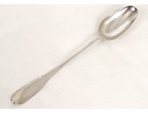Solid silver stew spoon Farmers General silver spoon 168gr XVIIIth