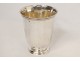 Solid silver pedestal beaker Farmers General Paris 1727-1732 138gr