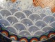 Large Chinese porcelain dish Imari fish carp flowers China early 20th century