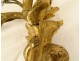 Pair of wall lights with 2 light arms Regency gilded bronze putti cherubs 18th century