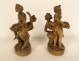 Pair of Clodion terracotta sculptures satyrs fauns bacchante nymphs 19th century