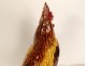 Rooster vase sculpture earthenware Choisy-le-Roi signed Louis Carrier-Belleuse 19th century