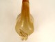 Old sea foam pipe carved amber planter head Louisiana case 19th century