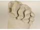 Carrara marble bust sculpture Mme Récamier after. Joseph Chinard 19th century