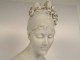 Carrara marble bust sculpture Mme Récamier after. Joseph Chinard 19th century