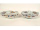 Pair of Limoges Raynaud porcelain bowls, Puiforcat Kiang She model, 20th century