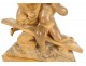 Terracotta sculpture Emmanuel Villanis Childish kiss cherubs late 19th century