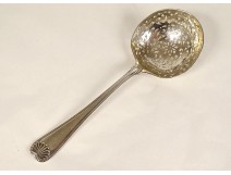 Solid silver sprinkling spoon Farmers General shell 85gr XVIIIth