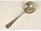 Solid silver sprinkling spoon Farmers General shell 85gr XVIIIth