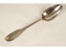 Solid silver spoon Farmers General 74gr 18th century