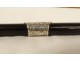 Conductor&#39;s baton ebony solid silver English London 20th century