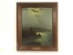 HSP chiaroscuro Vincent Ambrosini night landscape seaside Corsica 20th century