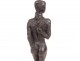 Bronze sculpture of a naked woman with a bow, Archer Paul Guiramand, Paris School, 20th century