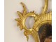 Italian mirror, carved gilded wood, shells, foliage, late 19th century