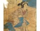 Japanese print Ukiyo-e woman Oiran Geisha Kunisada Utagawa II Edo 19th century