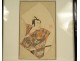 Print Japan Ukiyo-e actor Kabuki samurai Shunsho Bunsho Ehon butai ôgi