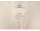 6 Saint-Louis cut crystal aperitif white wine glasses, Tommy model, 20th century