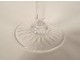 6 Saint-Louis cut crystal aperitif white wine glasses, Tommy model, 20th century