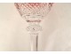 6 Saint-Louis cut crystal aperitif white wine glasses, Tommy model, 20th century